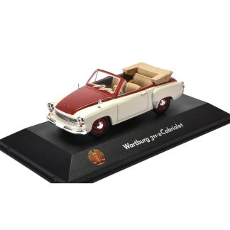 WARTBURG 311-2 Cabriolet 1:43 - Atlas časopis s modelem WARTBURG 311-2 Cabriolet - kovový model auta
