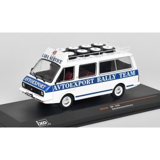 RAF 2203 Latvia Rally Service Assistance Van 1:43 - IXO Models RAF-2203 Latvia Rally Service Asistenční Dodávka - kovový model