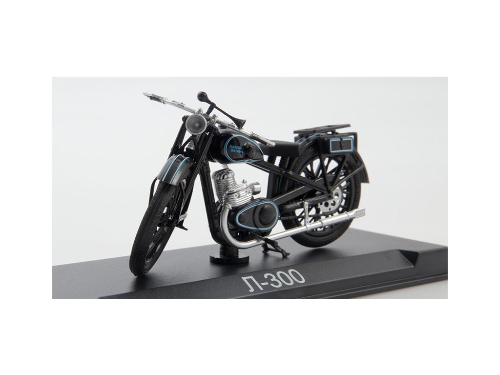 L-300 1:24 - MODIMIO Collections Naše Motocykly časopis s modelem #20 L 300 - model motorky