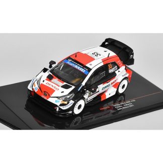 Toyota Yaris WRC #33 Rally Monza 2021 E.Evans/S.Martin 1:43 - IXO Models Toyota Yaris WRC No.33 Rally Monza 2021 - kovový model auta