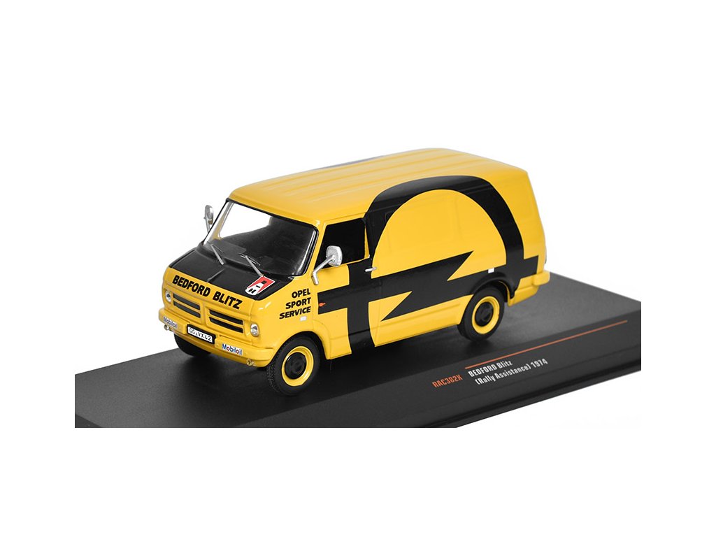 Bedford Blitz Rally Assistance Van 1974 1:43 - IXO Models Bedford Blitz Rally Assistance Van 1974 - kovový model