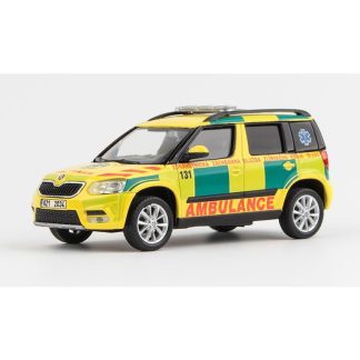 Škoda Yeti FL 2013 ZZS Zlínského Kraje 131 1:43 - Abrex Škoda Yeti FL 2013 ZZS Zlínského Kraje - kovový model auta