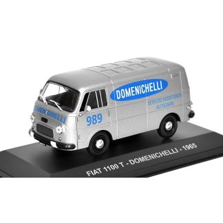 FIAT 1100 T DOMENICHELLI 1965 - 1:43 časopis s modelem FIAT 1100T DOMENICHELLI - 1965 - kovový model