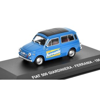 Fiat 500 Giardiniera Ferrania 1964 - 1:43 - časopis s modelem Fiat 500 Giardiniera Ferrania 1964 - kovový model auta