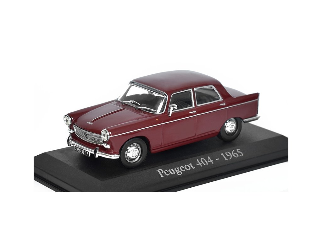 Peugeot 404 - 1965 1:43 - DeAgostini časopis s modelem Peugeot 404 - 1965 - kovový model auta