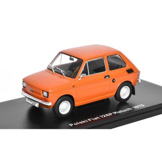 Polski Fiat 126P Maluch - 1973 1:24 - časopis Nezapomenutelné auta #21 s modelem Polski Fiat 126P - kovový model auta