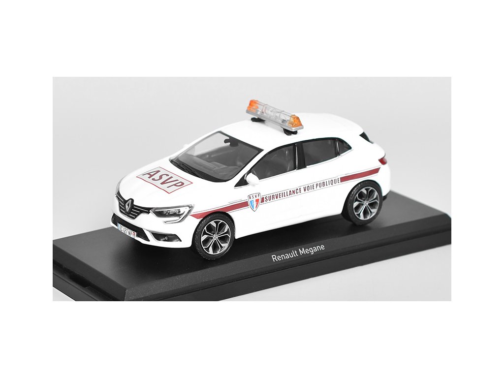 Renault Megane ASVP 2016 1:43 - NOREV Renault Megane ASVP 2016 - kovový model auta