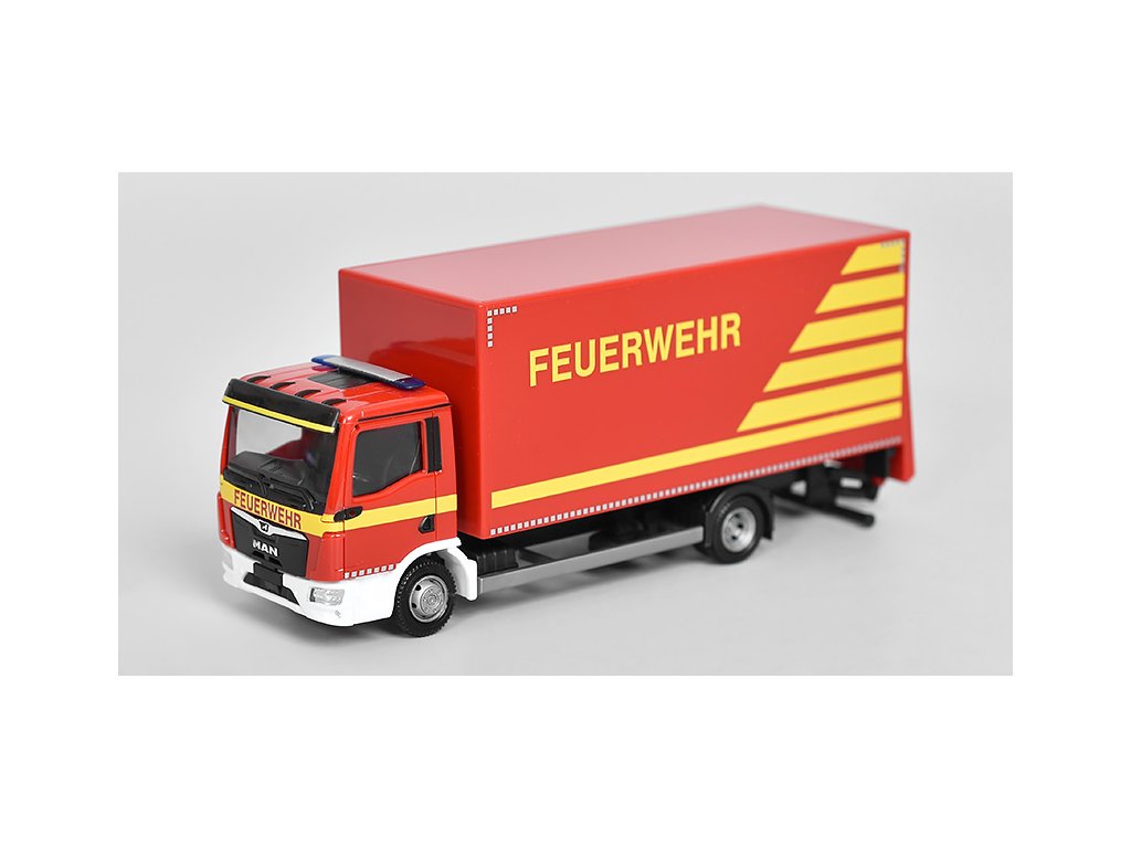 MAN TGL CC Feuerwehr 1:87 - Herpa MAN TGL CC Feuerwehr - hasičské auto 1/87
