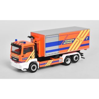 MAN TGS M Feuerwehr Metzingen 1:87 - Herpa MAN TGS M Feuerwehr Metzingen - hasičské auto 1/87
