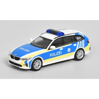 BMW 3-er Touring Polizei 1:87 - Herpa BMW 3 Touring Policie - sběratelský model 1/87