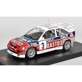 Ford Escort RS Cosworth #3 24h Ypres Rallye 1995 1:24 - IXO Models Ford Escort RS Cosworth No.3 24h Ypres Rally 1995 - kovový model auta