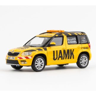 Škoda Yeti FL 2013 ÚAMK 1:43 - Abrex Škoda Yeti FL 2013 ÚAMK - kovový model auta