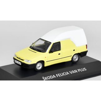 Škoda Felicia Van Plus 1:43 - Kaleidoskop slavných vozů časopis s modelem #42 Škoda Felicia Van Plus 1999 - DeAgostini - kovový model auta