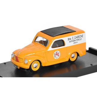 Fiat 500C Furgone ERG 1950 1:43 - Brumm Fiat-500 C Furgone ERG 1950 - kovový model auta