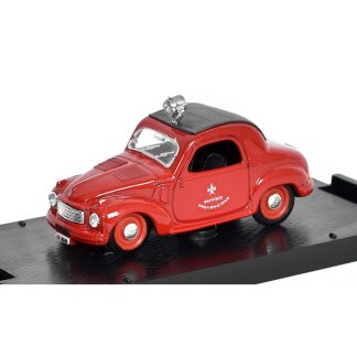 Fiat 500C 1949 Vigili del Fuoco 1:43 - Brumm Fiat 500 C Hasiči - kovový model auta