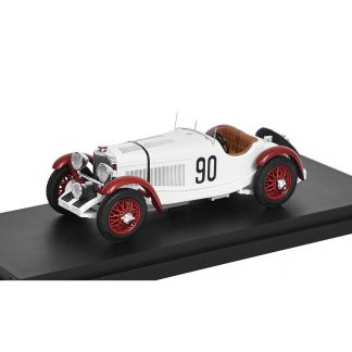Mercedes-Benz SSK #90 Mille Miglia 1932 Broschek/Sebastian 1:43 - Rio Models Mercedes Benz SSK No.90 Mille Miglia 1932 - kovový model auta