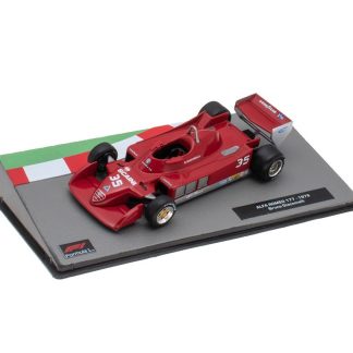 Alfa Romeo 177 1979 B.Giacomelli 1:43 - Formula 1 Cars časopis s modelem Alfa Romeo 177 1979 Bruno Giacomelli - kovový model auta