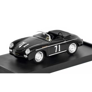 Porsche 356 Speedster #71 Riverside 1959 Steve McQueen 1:43 - Brumm Porsche 356 Speedster No.71 Riverside 1959 Steve McQueen - kovový model auta