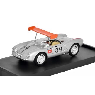 Porsche 550RS Spyder #34 1000km Nurburgring 1956 Michael May 1:43 - Brumm Porsche 550RS Spyder No.34 1000km Nurburgring 1956 Michael May - kovový model auta