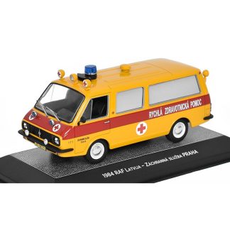 RAF Latvija 1984 Záchranná služba Praha 1:43 - Model Depo RAF Latvija 1984 Záchranná služba - kovový model auta
