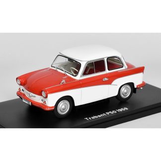 Trabant P50 1959 1:24 - časopis Nezapomenutelné auta #27 s modelem Trabant P 50 1959 - kovový model auta