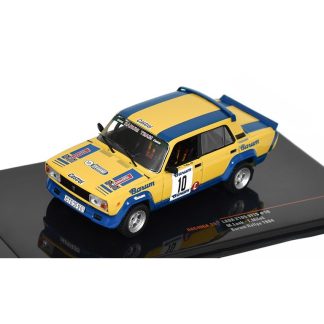 Lada 2105 VFTS #10 Barum Rallye 1984 Lank/Miloš 1:43 - IXO Models Lada 2105 VFTS No.10 Lank/Miloš Barum Rallye 1984 - kovový model auta