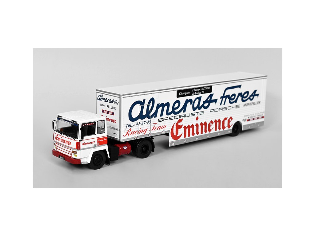 Berliet TR 280 Almeras Eminence Race Transport 1:43 - IXO Models Berliet TR280 Race Transport - kovový model auta