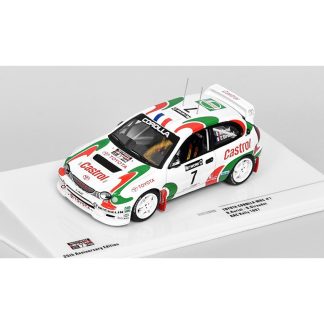 Toyota Corolla WRC #7 RAC Rally 1997 Auriol/Giraudet 1:43 - IXO Models Toyota Corolla WRC No.7 RAC Rally 1997 - kovový model auta