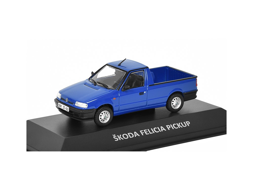 Škoda Felicia Pick-up 1995 1:43 - Kaleidoskop slavných vozů časopis s modelem #46 Škoda Felicia Pick-up 1995 - DeAgostini - kovový model auta
