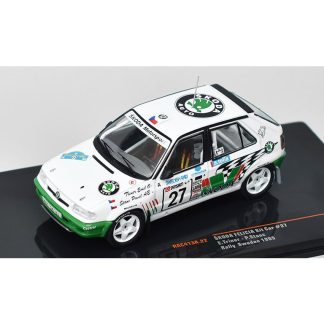 Škoda Felicia Kit Car #27 Rally Sweden 1995 Triner/Stanc 1:43 - IXO Models Škoda Felicia Kit Car No.27 Rally Sweden 1995 Triner/Stanc - kovový model auta