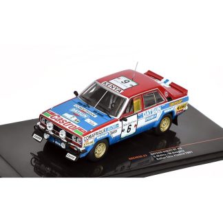 Datsun Violet GT #6 Rallye Cote d'lvoire 1981 Mehta/Doughty 1:43 - IXO Models Datsun Violet GT No.6 Rallye Cote d'lvoire 1981 - kovový model auta