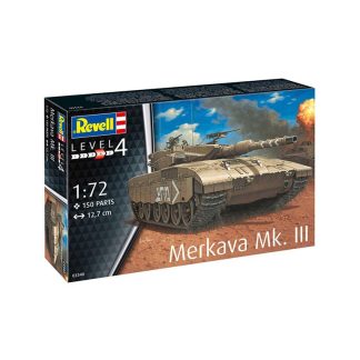 Tank Merkava Mk. III 1:72 - Rewell stavebnice Merkava Mk. III - stavebnice Revell