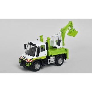 Mercedes Benz Unimog Autobagr 1:43 - Maisto Mercedes-Benz Unimog U-430 - kovový model auta