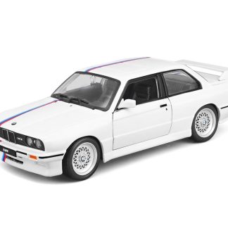 BMW 3 series M3 E30 1988 1:24 - Bburago BMW M-3 E30 - kovový model auta
