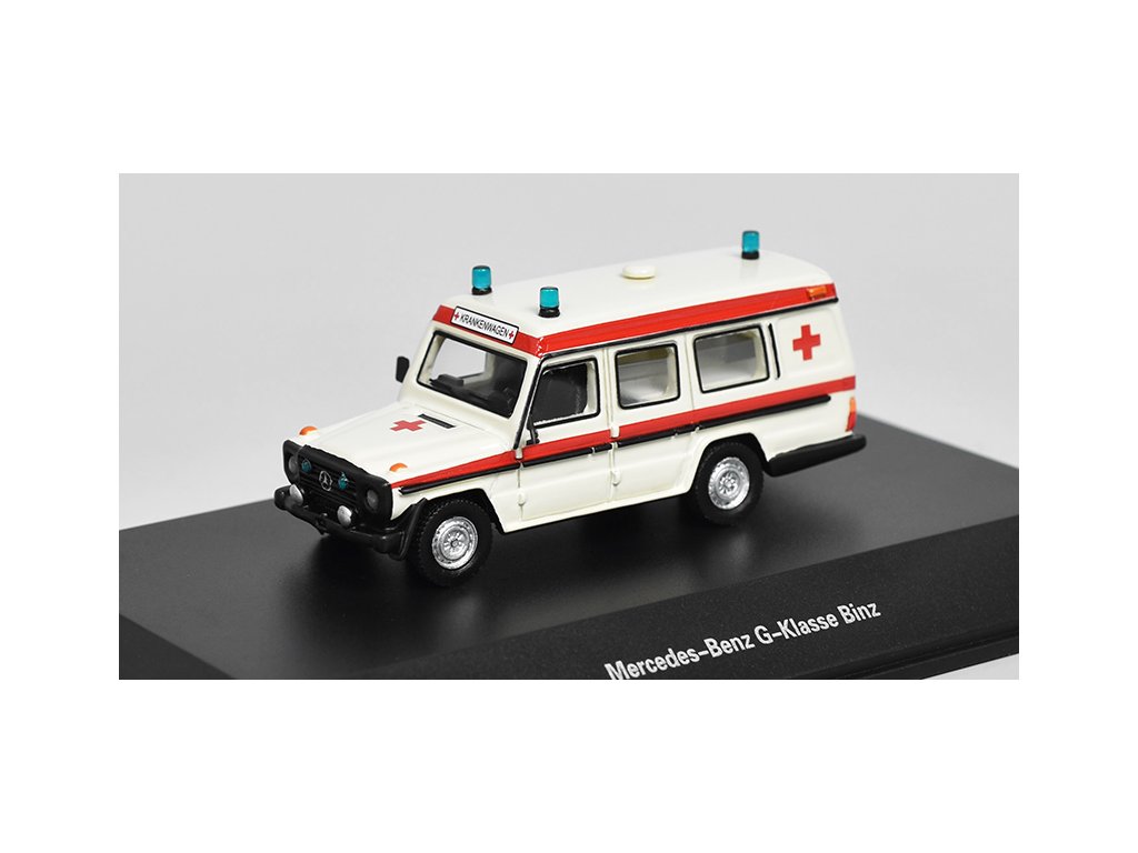 Mercedes G-Class Binz Ambulance 1:87 - BoS-Models Mercedes G-Klasse Binz Ambulance - model auta 1/87
