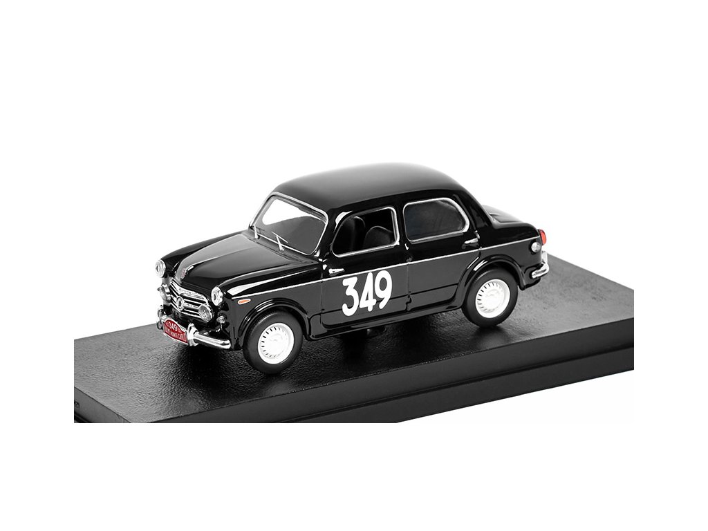 Fiat 1100 E #349 Rally Monte-Carlo 1955 Dunod/Sampigny 1:43 - Rio Models Fiat 1100 E No.349 Rally Monte Carlo 1955 Dunod/Sampigny - model auta