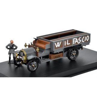 Fiat 18 BL Marcia su Roma Anniversary 1922-2022 s figurkou 1:43 - Rio Models Fiat 18BL Pochod na Řím 1922 - model auta