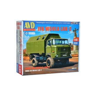 IFA W50LA LAK-2 KUNG 1:43 - AVD IFA W 50 LA LAK2 KUNG - stavebnice AVD