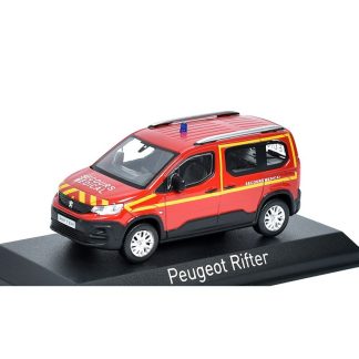 Peugeot Rifter 2019 Hasiči Zdravotnická Záchranná Služba 1:43 - NOREV Peugeot Rifter 2019 Pompiers Secours Medical - kovový model auta