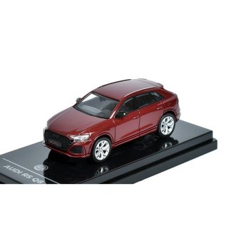 Audi RS Q8 LHD červená 1:64 - PARAGON Models Audi RS Q8 - kovový model auta 1/64