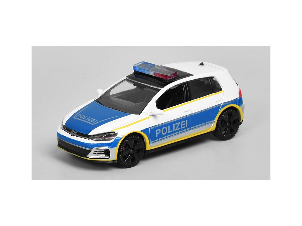 Volkswagen Golf VII GTI Policie 1:43 - MOTORMAX VW Golf VII GTI Polizei - kovový model auta