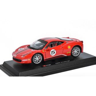 Ferrari 458 Challenge #5 1:24 - Bburago Ferrari 458 Challenge No.5 - kovový model auta