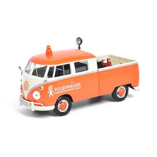 Volkswagen T1 Type 2 Pick-up s přívěsem-cisternou 1:24 - MOTORMAX VW Type 2 T1 Pick-up + cisterna - kovový model auta
