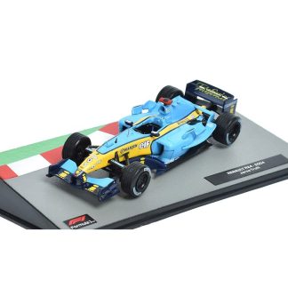 Renault R24 2004 Jarno Trulli 1:43 - časopis s modelem Renault R 24 2004 Jarno Trulli - kovový model auta