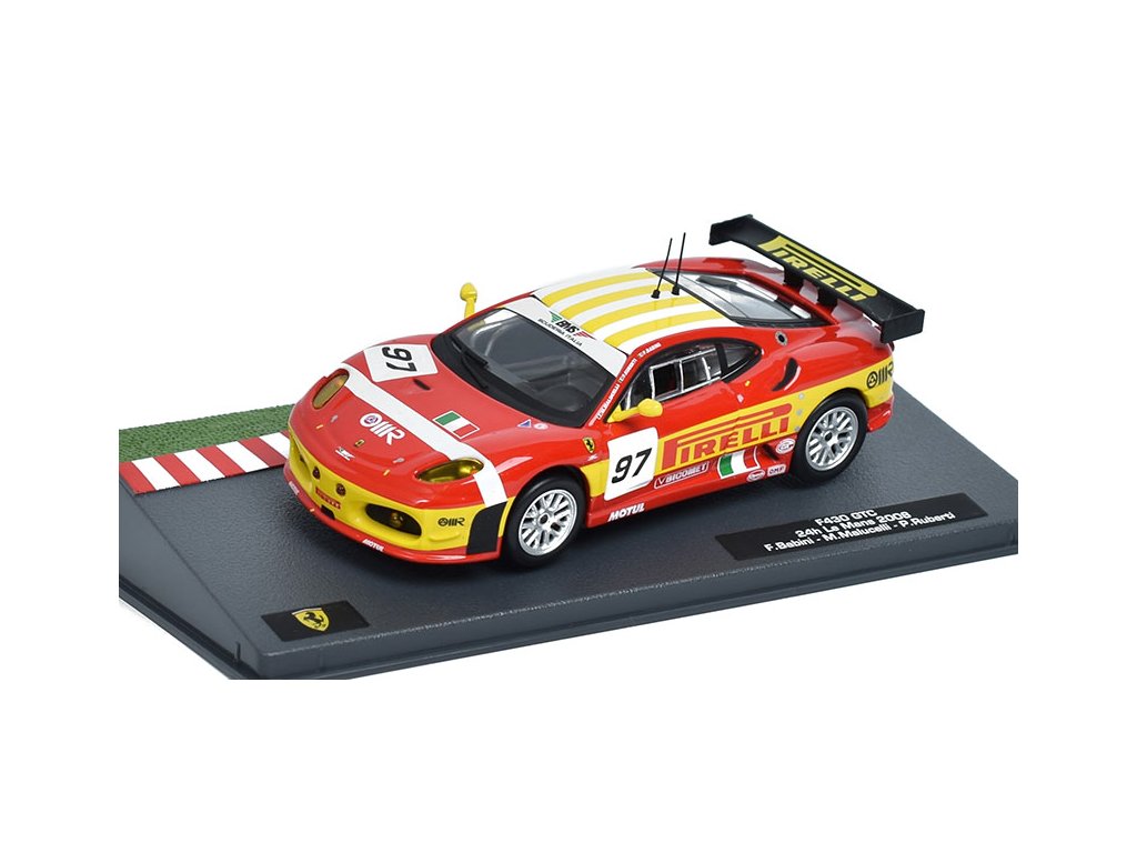 Ferrari F430 GTC #97 Le Mans 2008 1:43 - SpecialC časopis s modelem Ferrari F430 GTC No.97 24h Le Mans 2008 1:43 - kovový model auta