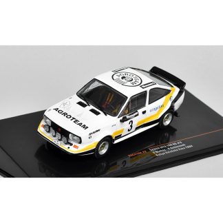 Škoda MTX 160 RS #3 Rally Valašskaá Zima 1984 Blahna/Schovanek 1:43 - IXO Models Škoda MTX 160RS No.3 Rallye Valašskaá Zima 1984 - kovový model auta