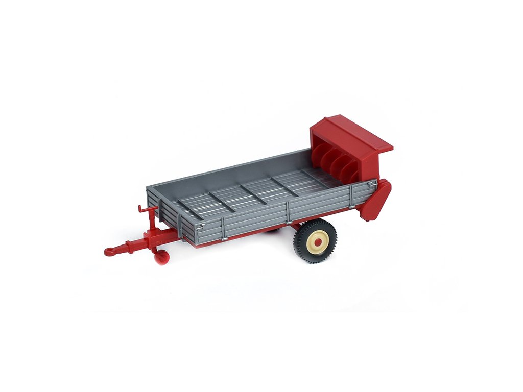 Přivěs Fortuna Stalldung Rozmetadlo 1:87 - Wiking Přivěs Fortuna Stalldung Wide Spreader - kovový model auta