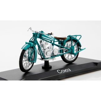 Sojuz 1:24 - MODIMIO Collections Naše Motocykly časopis s modelem #16 Soyuz motorka - model motorky