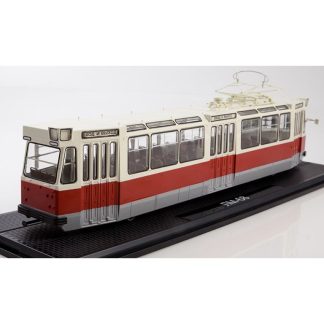 Tramvaj LM-68 červený 1:43 - SSM LM 68 tramvaj 1:43 - kovový model
