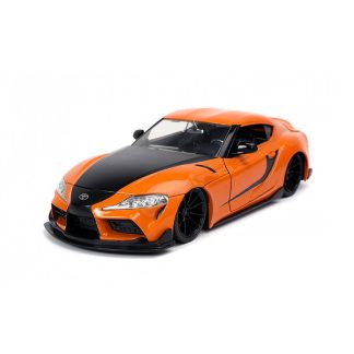 Toyota GR Supra z filmu Fast and Furious 9 1:24 - Jada Toys Toyota GR Supra 2021 Fast and Furious 9 - kovový model auta